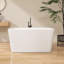 Baignoire autoportante 49 po en acrylique Lucite