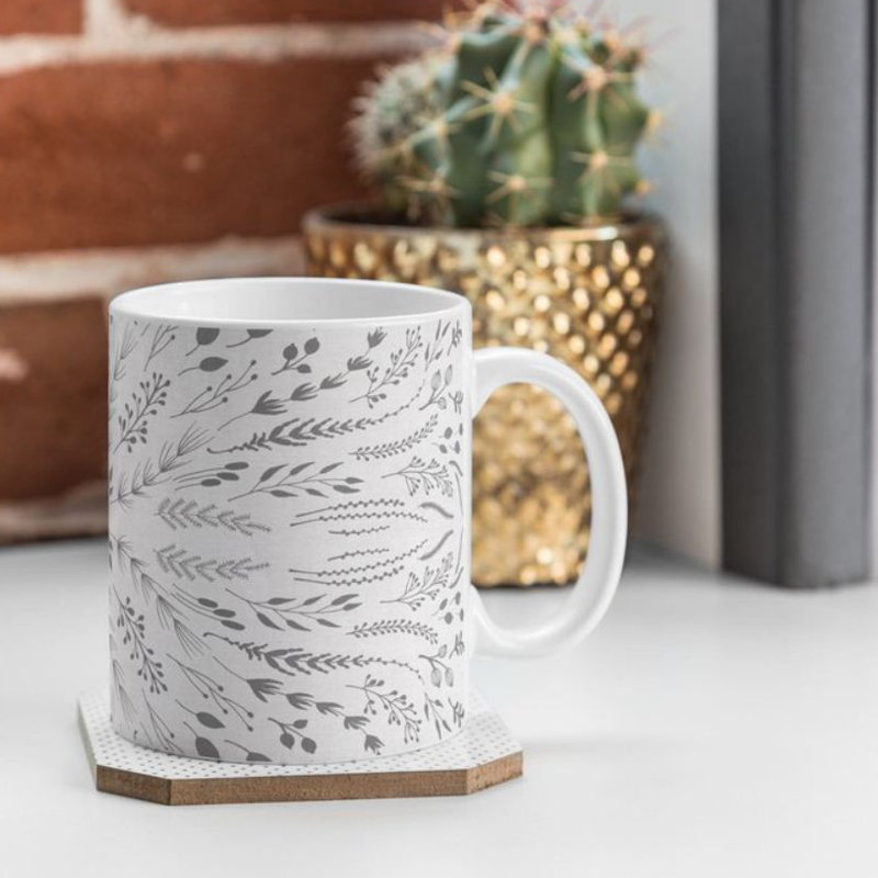 Grande tasse à café labyrinthe