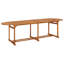 Steib 13 Piece Garden Dining Set 280x90x75 cm Solid Wood Acacia