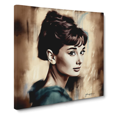 Audrey Hepburn Digital Art No.1 - Print