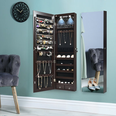 Armoire à bijoux avec miroir Argante