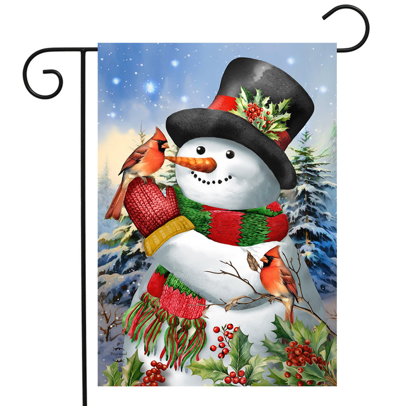 Drapeau d'hiver «Winter Friends»