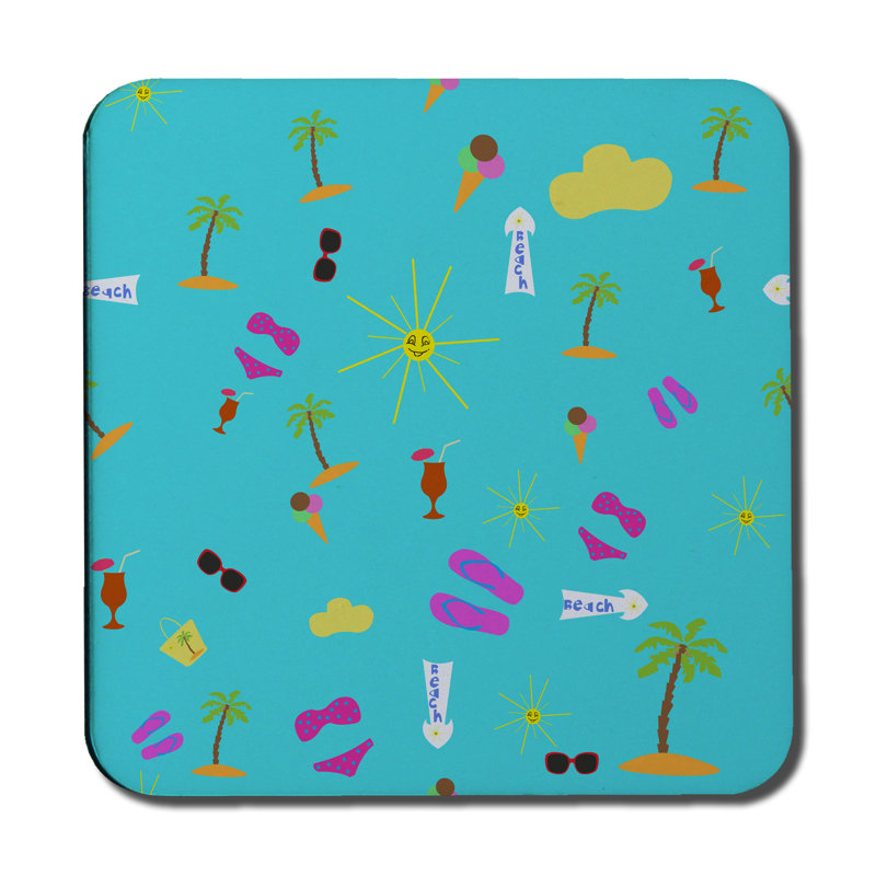 Square 6 Piece Coaster Set