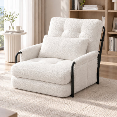 Upholstered 29.53 " Cotton Blend Sofa