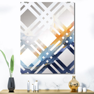 Jacek - Abstract Painting Wall Mirror Decor MIR137805