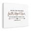 Faith, Hope & Love 1 Corinthians 13:13 - Wrapped Canvas Print