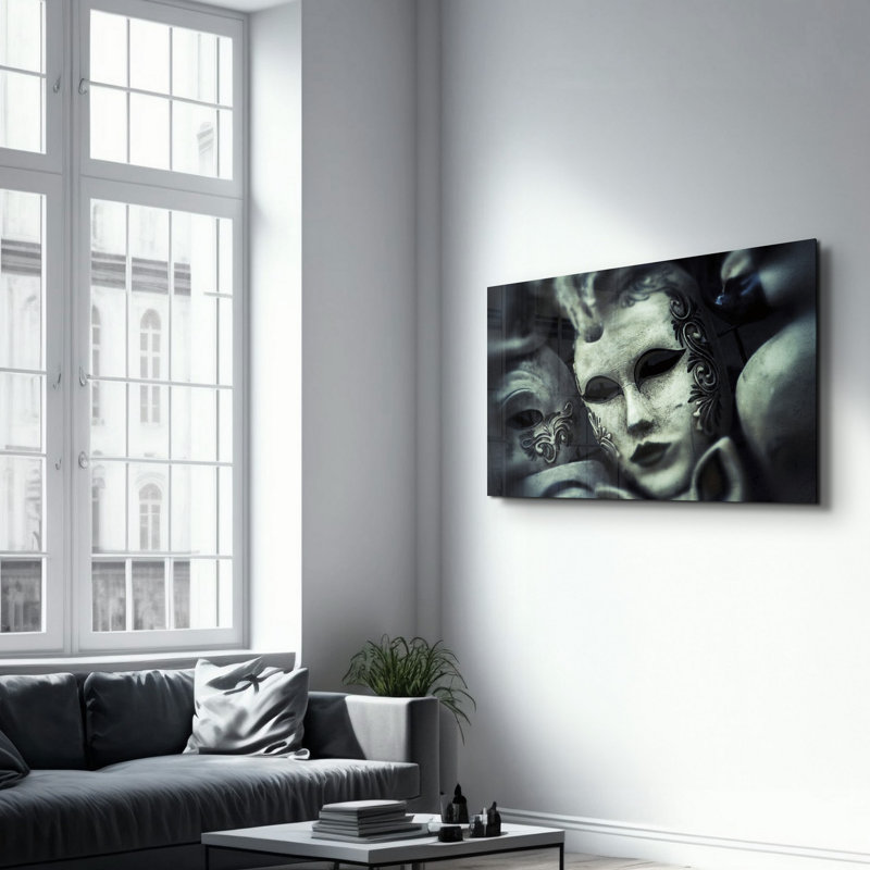 Lekeya Elegant Tempered Glass Wall Art Painting, 13.8 x 21.7 inches | 100% Tempered Glass, Thickness: 0.16 inches | UV Printed for Vibrant Colors | Perfect for Home Decor, Living Room, & Office Spaces