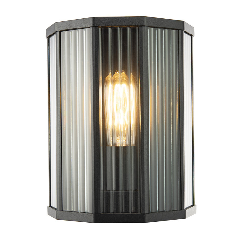 Matte 26cm H Outdoor Wall Lantern