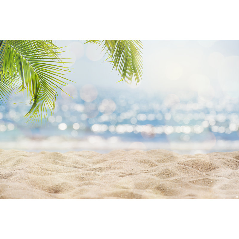 Summertime Vacation Background by Jakkapan21 - Wrapped Canvas Print, 30cm H x 46cm W