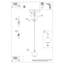 Pendant lamp Bonia 1 black