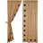 Tiller 100% Cotton Semi Sheer Curtain Pair