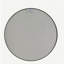 Grand miroir rond noir de 24 po-1810686349
