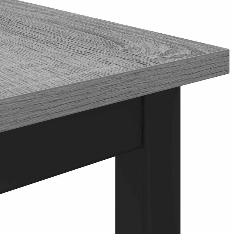Metal Base Dining Table, 75cmH x 70cmL x 70cmW, Grey
