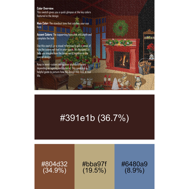 Tapis rouge Christmas, Rectangle 2 pi x 3 pi