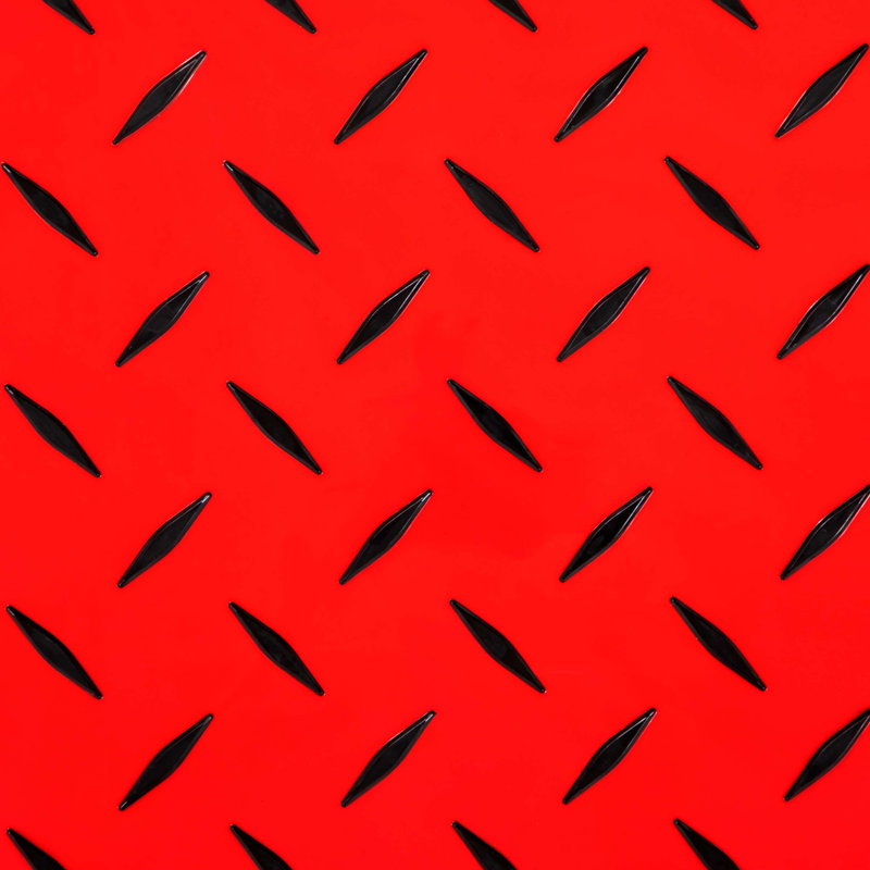 FlooringInc 5/8" Thick Nitro Pro Interlocking Garage Floor Tiles, Victory Red/Black