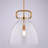 Aleyla 1 Light Contemporary Pendant Light Clear Glass-373909280