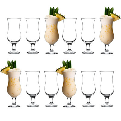 390ml Hurricane Glass Set