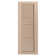 Straight Top Full-style Open Louver Shutters Pair