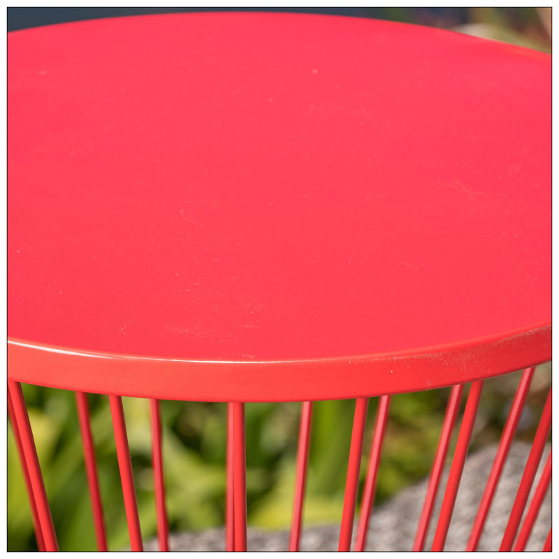 Table d'appoint 16 po LASSEN, Rouge