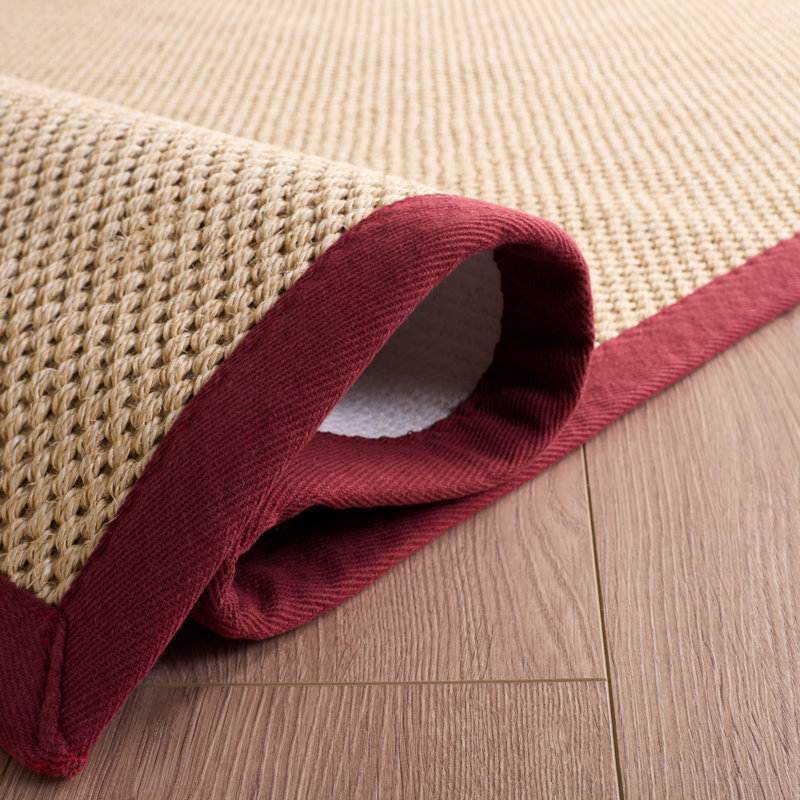 Hillsborough sisal fiber knitted rug, Tapis de couloir 2 pi 6 po x 8 pi