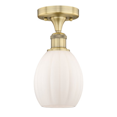 Berl Glass Semi Flush Mount