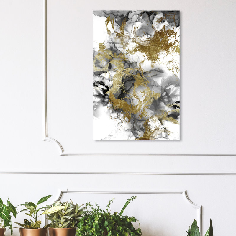 «Abstract Odessa Dripping», reproduction d'art sur toile, Toile tendue, H 36 po x l 24 po x P 1,5 po