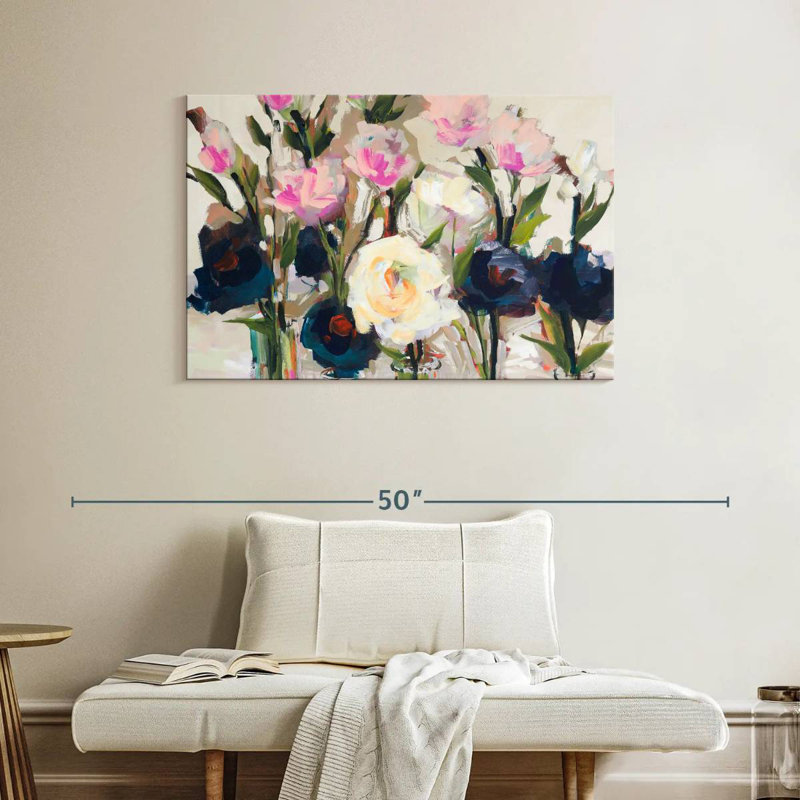Avery Romantic Blossoms Neutral, 26" H x 39" W