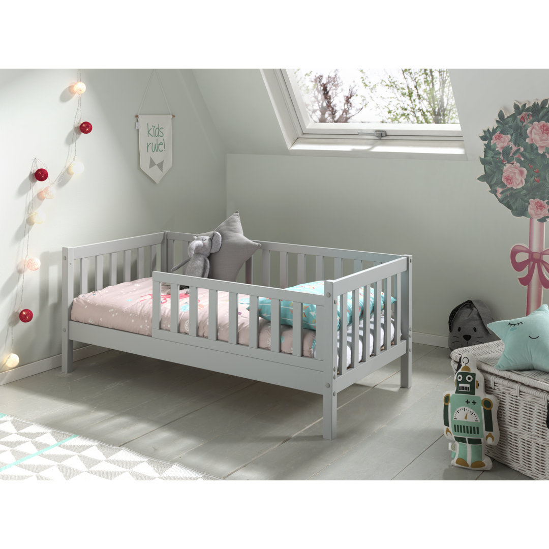 Junior Bed with Bed Surface 70 x 140cm gray