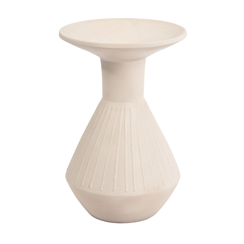 Vase Doric - Grand blanc