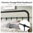 Kawamoto Metal Platform Bed Frame with Elegant Modern Design-1191489906-1191489908