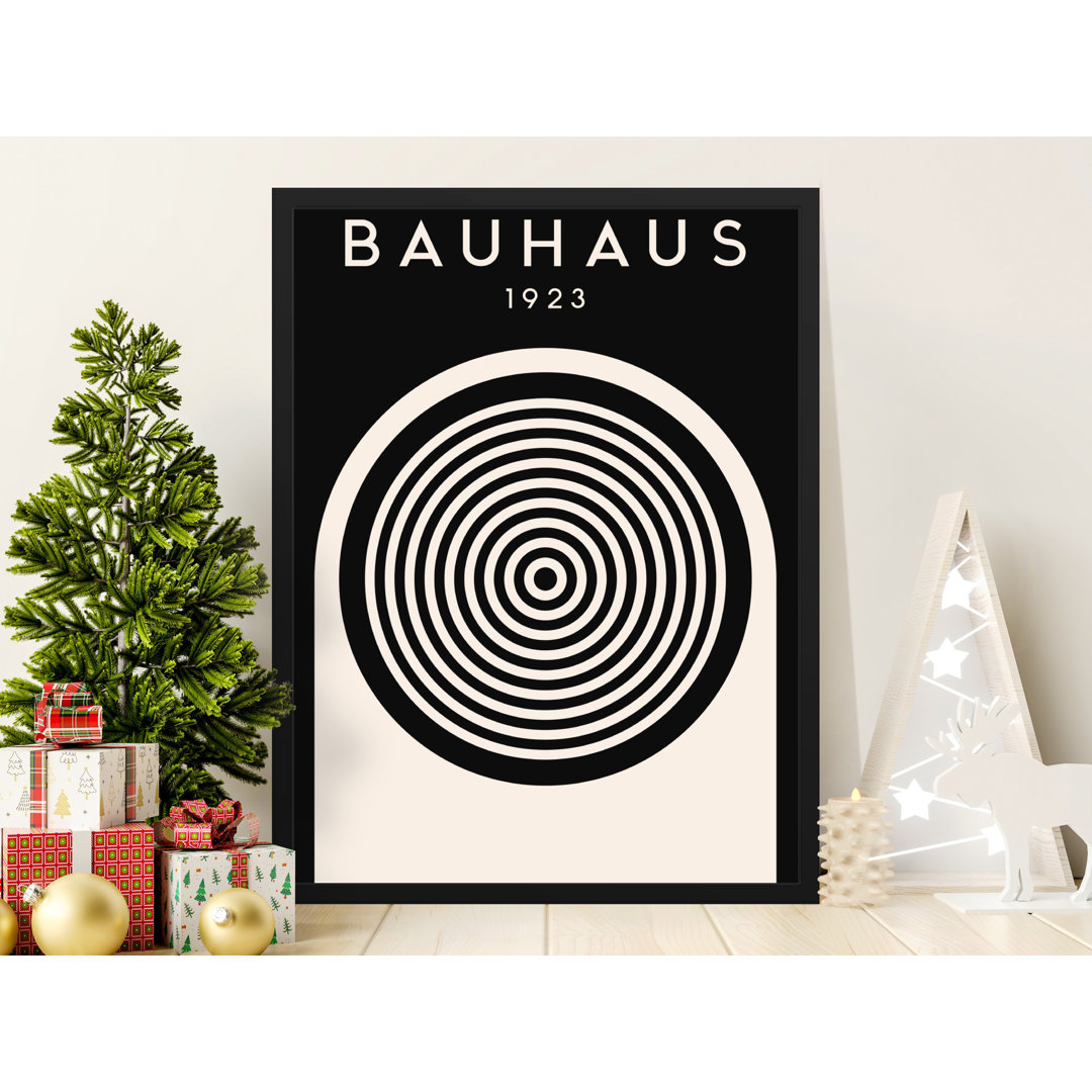 Bauhaus 1923 Wall Art, Minimalist Geometric Art Print, Abstract Circle Poster, Modern Art Decor, Bauhaus Design Wall Decor
