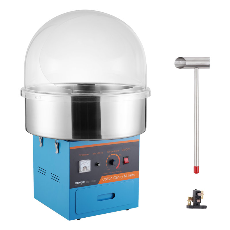 Machine à barbe à papa électrique 1000 W VEVOR, Bleu