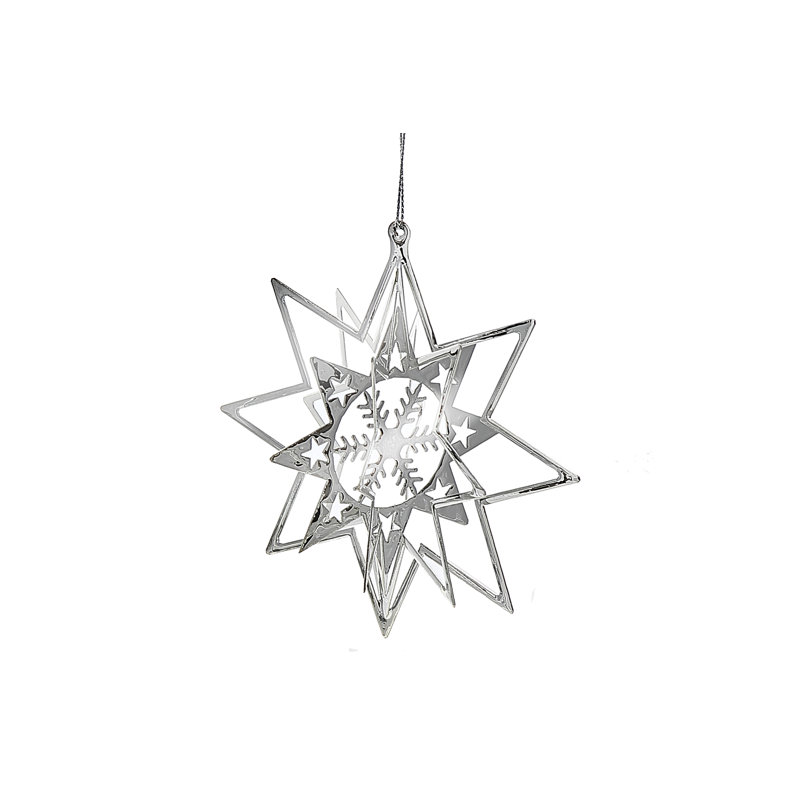 2.75'' Metal Holiday Shaped Ornament