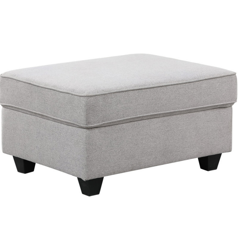 Linen 8Pc Modular L-Shape Sectional Sofa And Ottoman