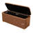 40" Faux Leather Storage Ottoman Bench