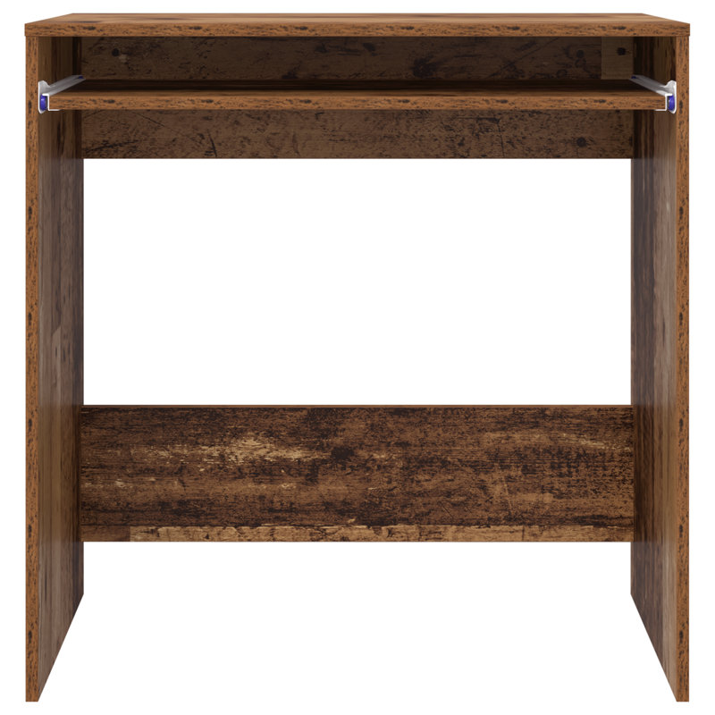 Computer Desk Engineered Wood Compact Simple, Old Wood