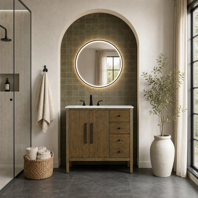 Meuble-lavabo simple 36 po