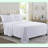 CoolBreeze Supreme Collection White Bed Sheet Set - Luxurious Feel, Hypoallergenic & Breathable 2000 Thread Count Cooling Sheets with Deep Pockets (Size: King)