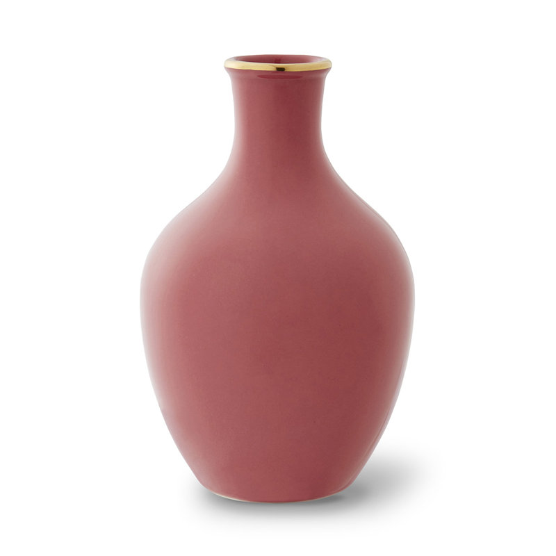 Vase 6 "en turquoise, Rose
