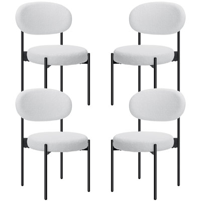 Chaises de cuisine empilables Boucle
