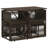  Patio Dining Set Brown PE Rattan Stackable Garden Dining Set