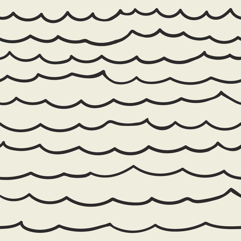 Black Waves Wallpaper Chevron Tile
