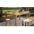 Narelle 4-Person Teak Outdoor Rectangular 59" Long Dining Set