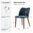  Kanalu 18.5"W Modern Dining Chair Set with Solid Wood Legs Set of 6-486585618-486585617
