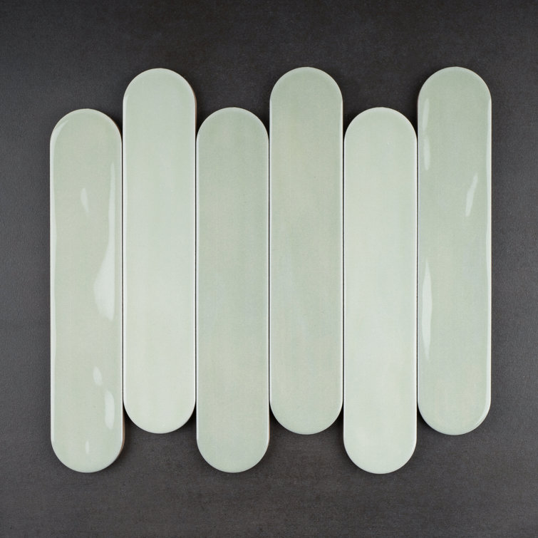 Metropolitan 1.97 in. X 9.85 in. Polished Ceramic Subway Wall Tile (7.21 sq. ft./Case)