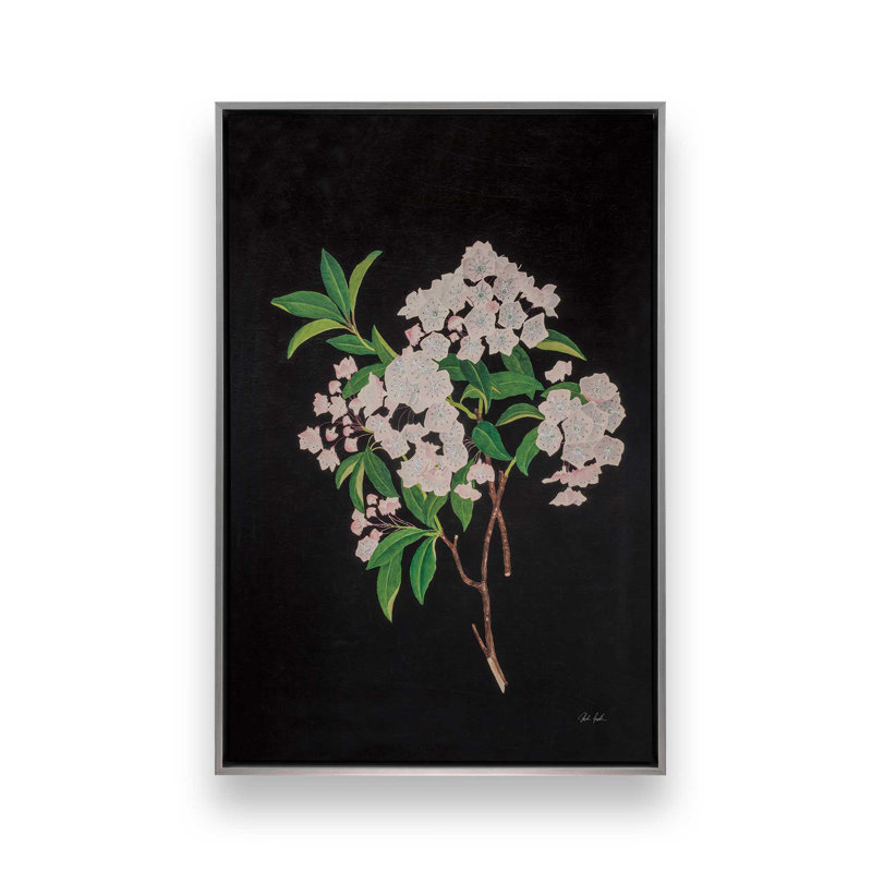 «Thorndike» par Deborah Revell, reproduction d'art sur toile, H 12 po x l 8 po, Cadre flottant, Argent argent