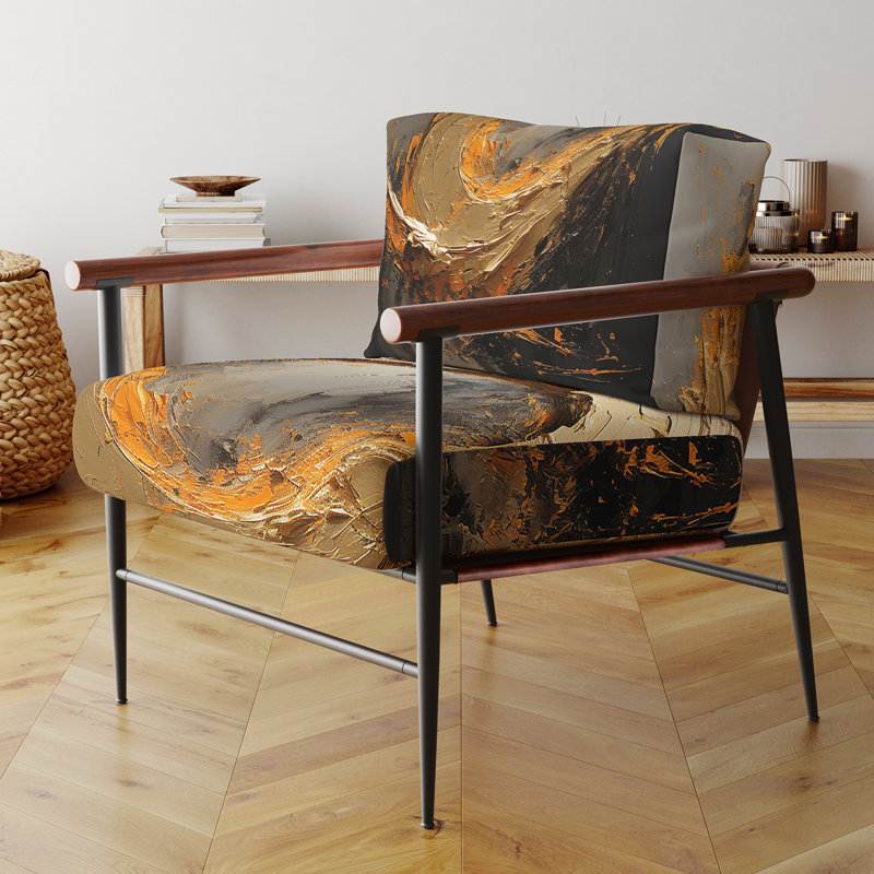 Fauteuil d'appoint Celada, Noir, noir, noir, noir