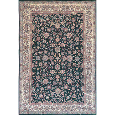 One-of-a-Kind 7'9" X 8' 2010s Wool Area Rug in