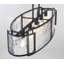Luminaire suspendu géométrique à 5 lumières Madeleyn