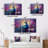 Boho Animals Wall Decor on Metal